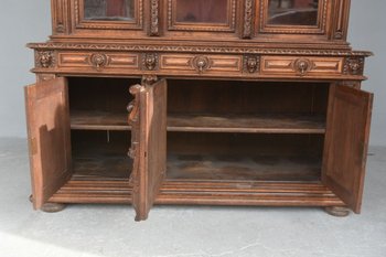 Large Renaissance Style Castle Library In Oak Late Nineteenth