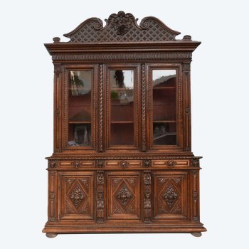 Large Renaissance Style Castle Library In Oak Late Nineteenth