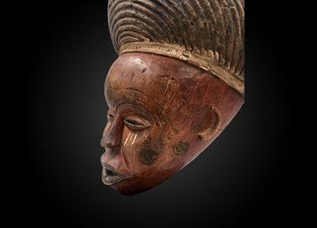 MASCHERA Mwana Pwo Culture Tshokwé, Repubblica Democratica del Congo