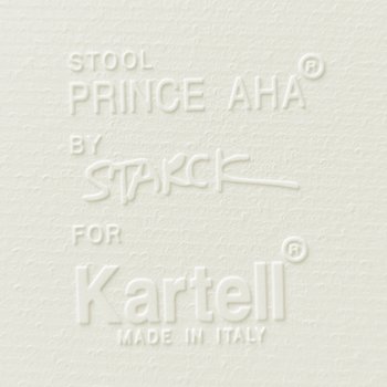 Amazing Philippe Starck "Prince Aha" stools produced in 1996 (not a replica)