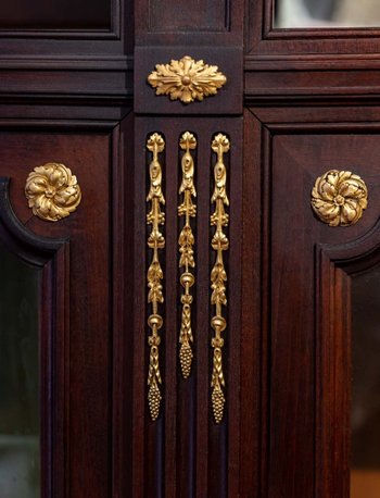 Eine Ausstellung Vitrine Stil Louis XVI Napoleon III Zeit