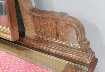 Solid walnut dressing table, Louis XVI style - 1900 / 1920