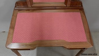 Solid walnut dressing table, Louis XVI style - 1900 / 1920