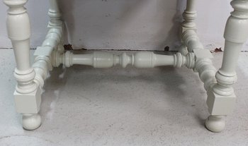 Sgabello in tela e legno, gusto Luigi XIV - Fine del XIX secolo