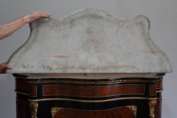 Buffet d’appui en Loupe de Thuya, époque Napoléon III – Milieu XIXe