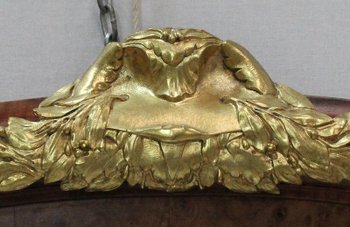 Miroir en Loupe de Thuya, goût Louis XVI – Début XXe