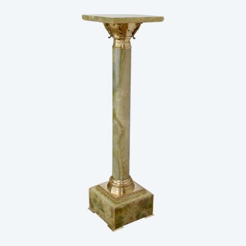 Onyx and Bronze Column - 2nd half XIXth century