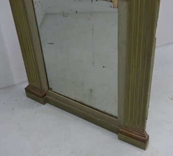 Trumeau In Lacquered And Gilded Wood XIXth