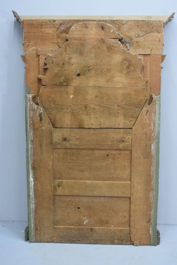 Trumeau In Lacquered And Gilded Wood XIXth