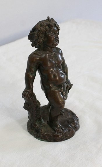 Bronze de Bacchus enfant, par E. Pasteur - XIXe