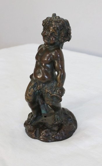 Bronze de Bacchus enfant, par E. Pasteur - XIXe