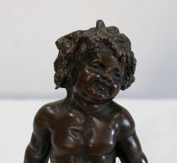 Bronze de Bacchus enfant, par E. Pasteur - XIXe