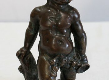 Bronze de Bacchus enfant, par E. Pasteur - XIXe