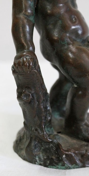 Bronze de Bacchus enfant, par E. Pasteur - XIXe