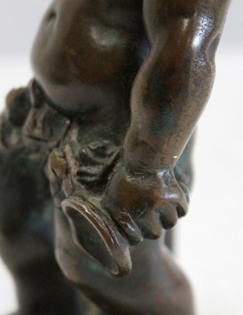 Bronze de Bacchus enfant, par E. Pasteur - XIXe