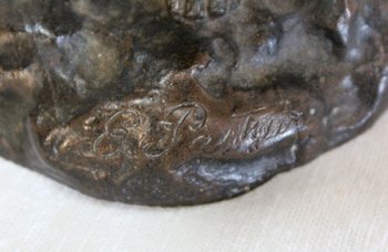 Bronze de Bacchus enfant, par E. Pasteur - XIXe