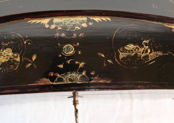 Travel box with Japanese decoration, Napoleon III period - Mid 19th century