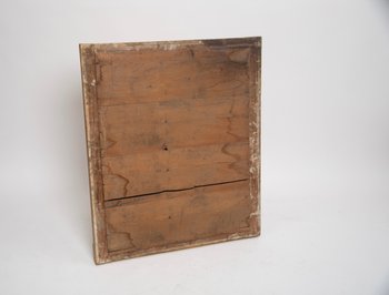 Ancien miroir doré au mercure