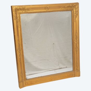 Antique mercury gilt mirror