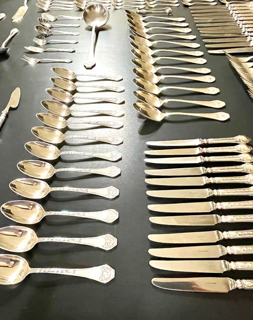 ERCUIS Flatware large cutlery set 124 pieces