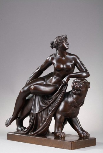 Arianna in bronzo che cavalca una pantera, secondo Johann Heinrich Dannecker
