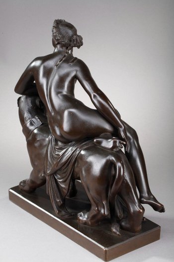 Arianna in bronzo che cavalca una pantera, secondo Johann Heinrich Dannecker