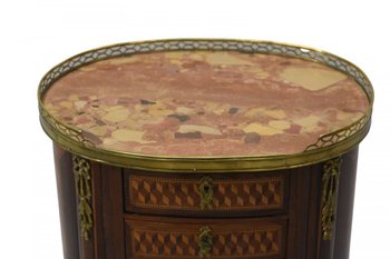 Table De Chevet Style Louis XVI Acajou époque XIXème