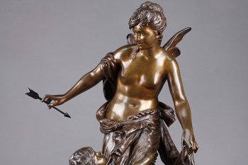 Scultura " Psiche e amore " Firmato Jean Bulio