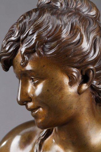 Scultura " Psiche e amore " Firmato Jean Bulio