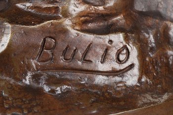 Scultura " Psiche e amore " Firmato Jean Bulio