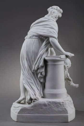 Cookie "Love disarmed by a Vestal" after Louis-Simon Boizot