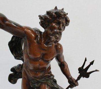 3 Piece Spelter Fireplace Set - Early 20th Century