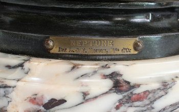 3 Piece Spelter Fireplace Set - Early 20th Century