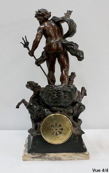3 Piece Spelter Fireplace Set - Early 20th Century