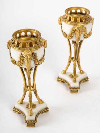 Pair Of Perfume Burners XIXth Century