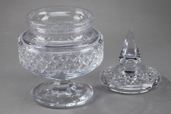 Set Of Three Plates And One Glass Candy Dish