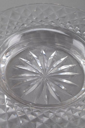 Set Of Three Plates And One Glass Candy Dish
