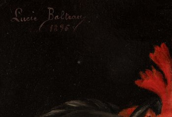 Paire De Tableaux Fleurs XIXéme Siècle