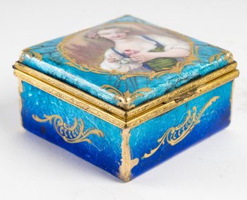 Limoge Enamel Jewelry Box
