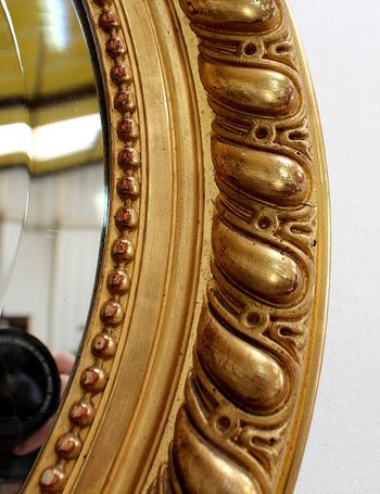 Grande specchiera ovale - Seconda metà del XIX secolo