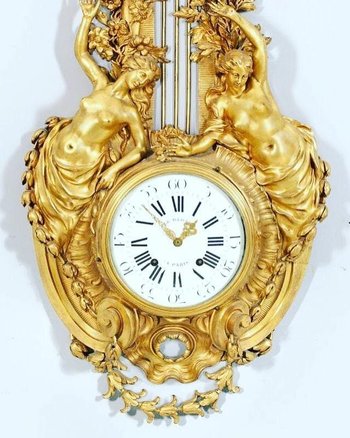 Grand Cartel En Bronze DorÉ XIXÈme SiÈcle