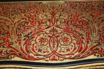 Console-table à Jeu En Marqueterie Boulle