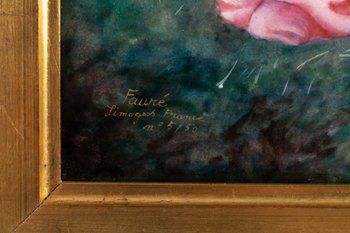 « Rendez-vous Galant » Tableau En émail De Limoges