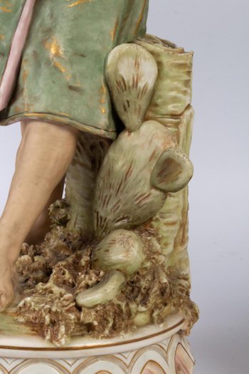 Vendeur d’eau et femme revenant de la pêche. Royal Dux Bohemia, première moitié XXème