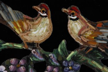 Ensemble De 3 Micromosaïques Empire Pouvant être Monté En Bijoux
