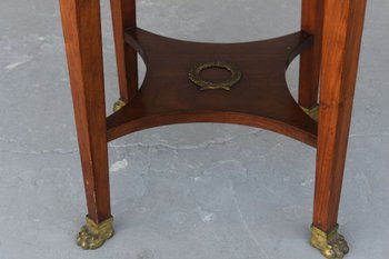 Salon De Style Empire Acajou Et Bronze Doré XIXème