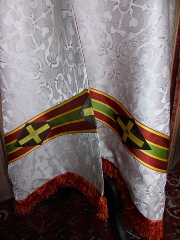 Voile huméral époque milieu du XXe siècle