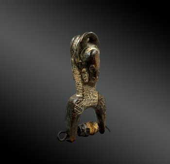 ÉTRIER de POULIE de MÉTIER à TISSER -  Culture Sénoufo, Côte d’Ivoire - Première moitié du XXème siècle 