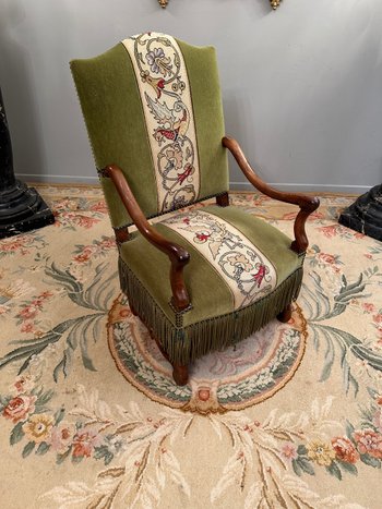 Poltrona in noce di epoca Luigi XIII - XVII secolo