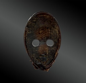 MASCHERA DA CORSA "Gunye Ge" - Cultura Dan, Costa d'Avorio settentrionale - Prima metà del XX secolo